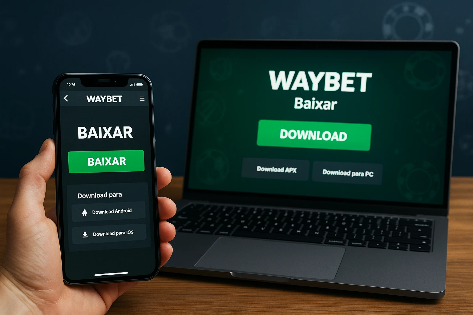 Baixar o WAYBET Cassino App