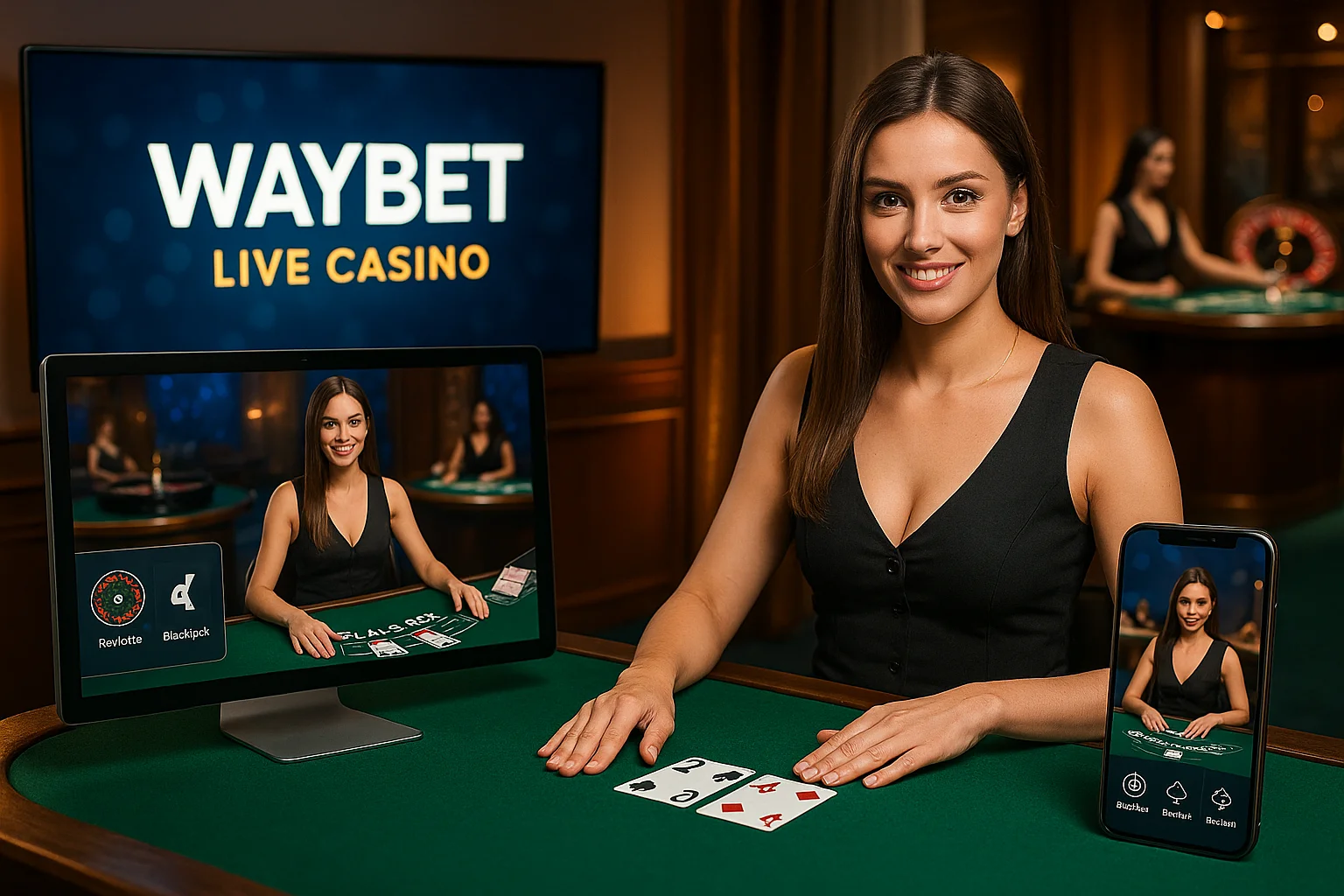 O WAYBET Live Casino lança promoções regularmente