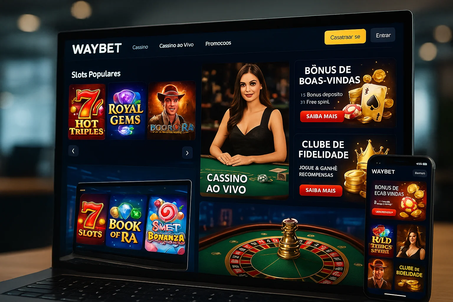 Jogos de cassino online inovadores e emocionantes na WAYBET